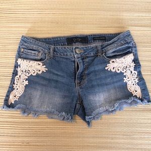 Jessica Simpson Low Rise Stretch Shorts